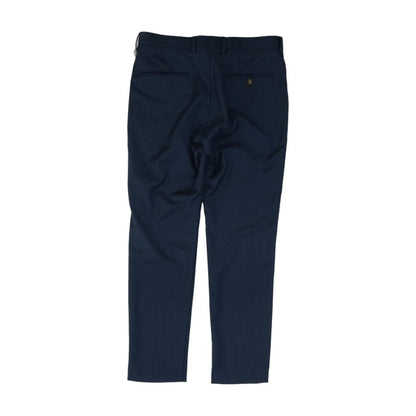Navy Solid Dress Pants