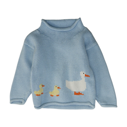 Blue Pullover Sweater