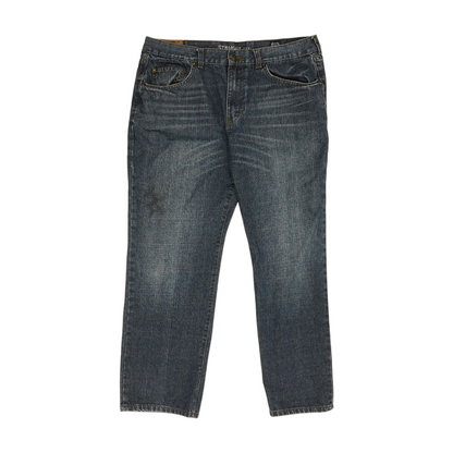 Navy Straight Jeans