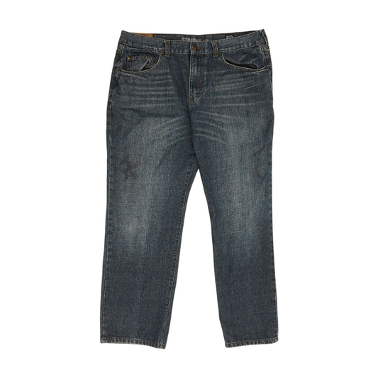 Navy Straight Jeans