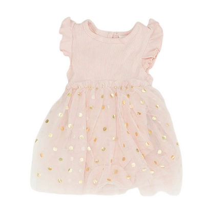 Pink Polka Dot Dress