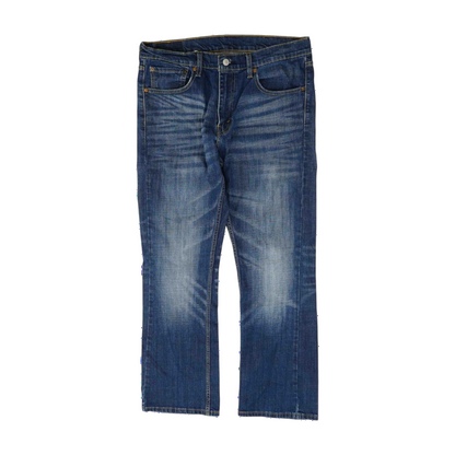 527 Navy Bootcut Jeans
