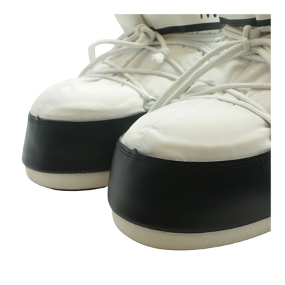 Icon Low White Nylon Boots