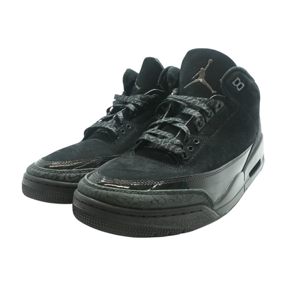 Black Cat Jordan 3 Retro High-Top Athletic Shoes