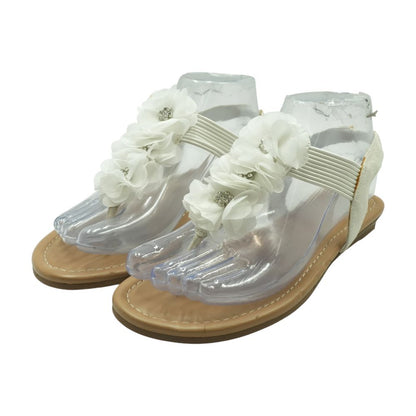 Kiara White Sandals