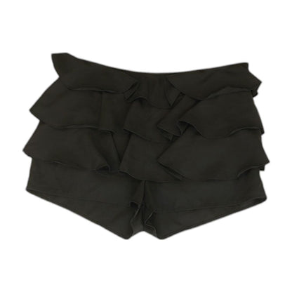Black Solid Shorts