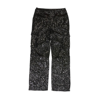 Black Solid Dress Pants