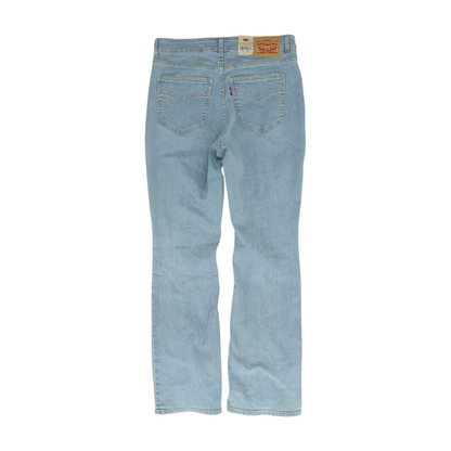Blue Bootcut Jeans