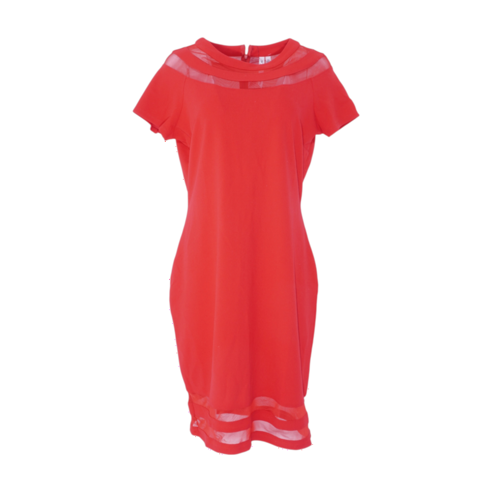 Red Petite Midi Dress