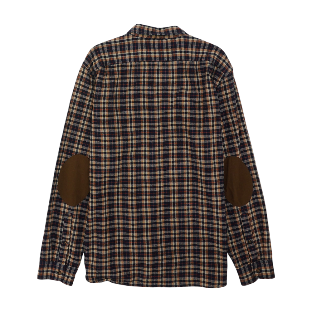 Multi Plaid Flannel Button Down