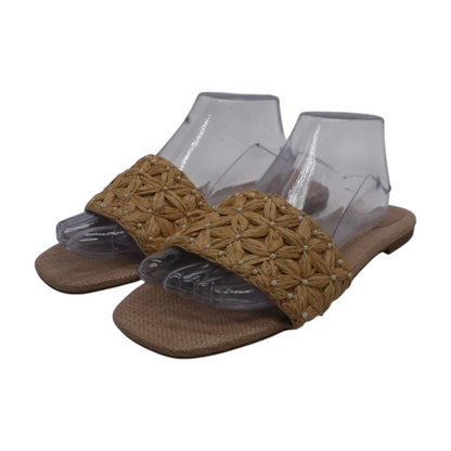 Tan Flat Sandals