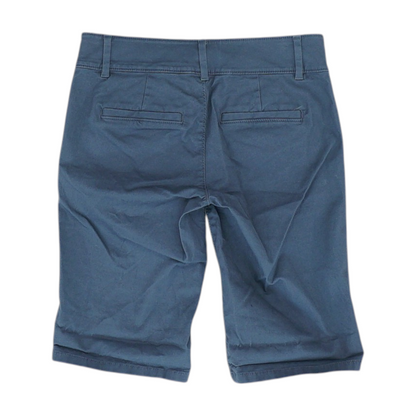 Gray Solid Chino Shorts