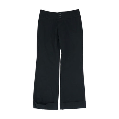 Black Solid Dress Pants