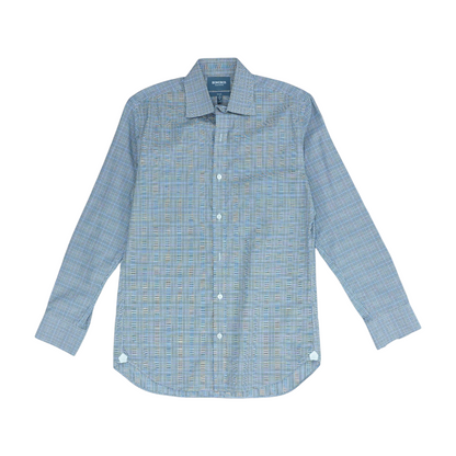 Black Plaid Long Sleeve Button Down