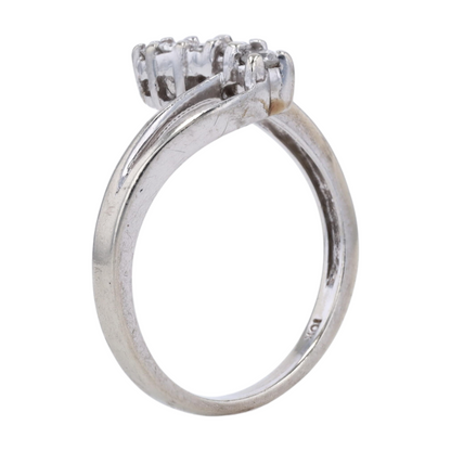 1/10 ctw 10K White Gold Diamond Fashion Ring