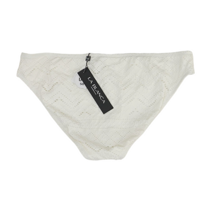 White Print Swim Bottom