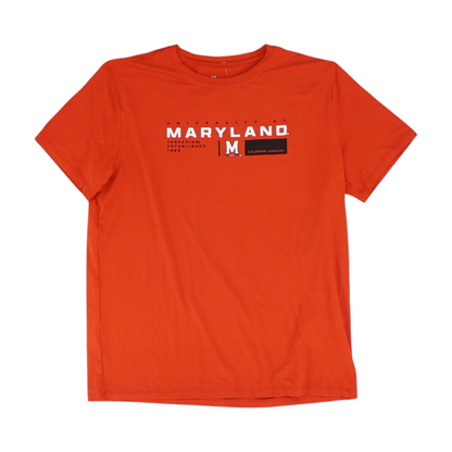 Red Maryland Terrapins Solid T-Shirt