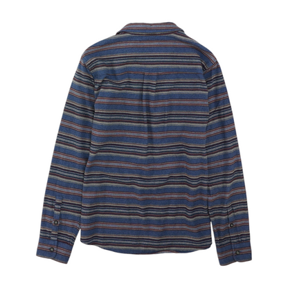 Blue Striped Flannel Button Down
