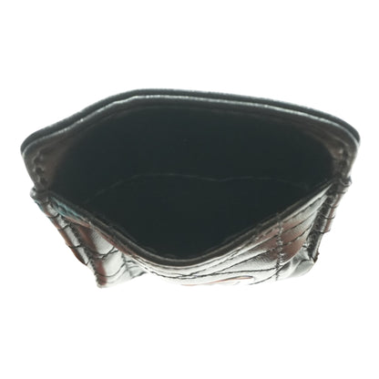 Compact Mirror with Quilted Case in Black