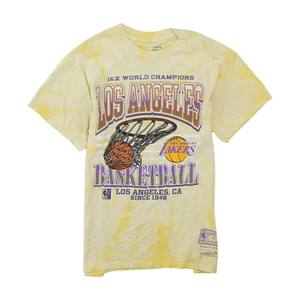 Yellow Los Angeles Lakers Graphic T-Shirt