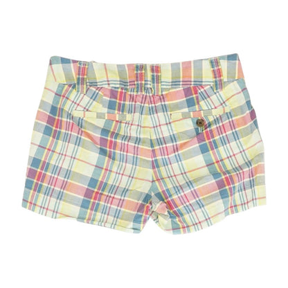 Multi Plaid Chino Shorts
