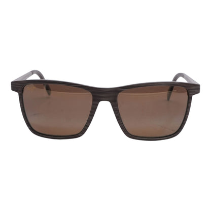 Brown One Way Square Sunglasses