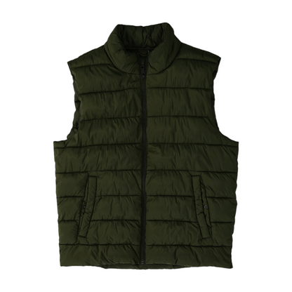 Gray Solid Active Vest