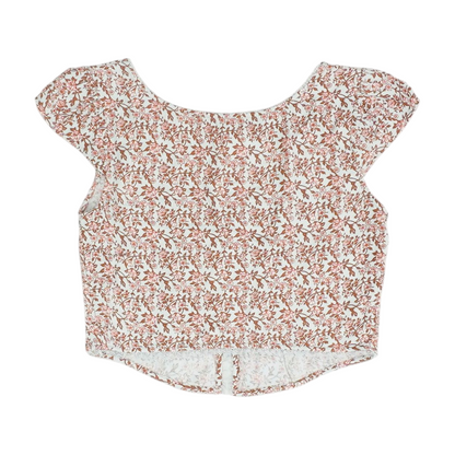 Blue Floral Blouse