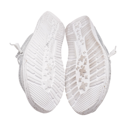 White Slip-On Casual Shoes