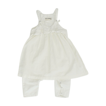 White Sleeveless One-Piece