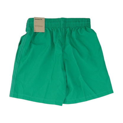 Green Solid Active Shorts