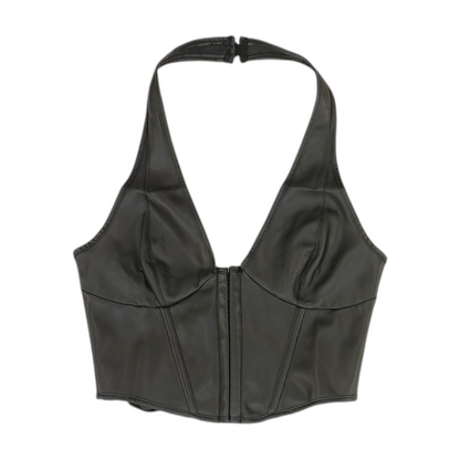 Black Cropped Blouse