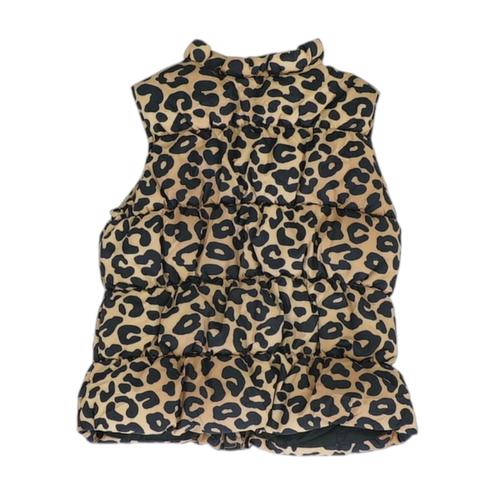 Brown Animal Print Vest