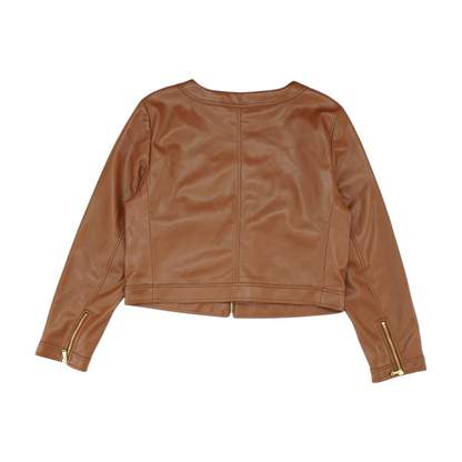 Brown Solid Jacket