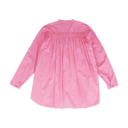 Pink Solid Button Down