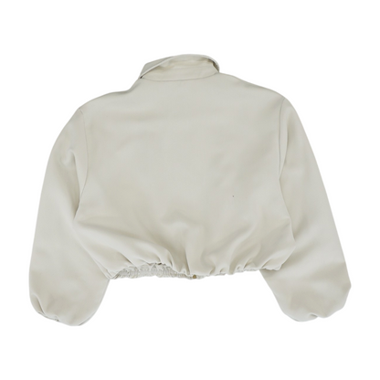 Cream Solid Jacket