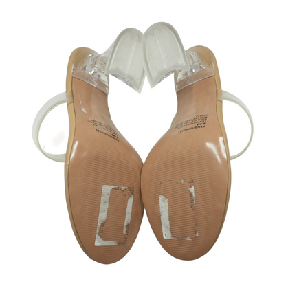 Clear Block Heels