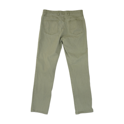 Green Straight Pants