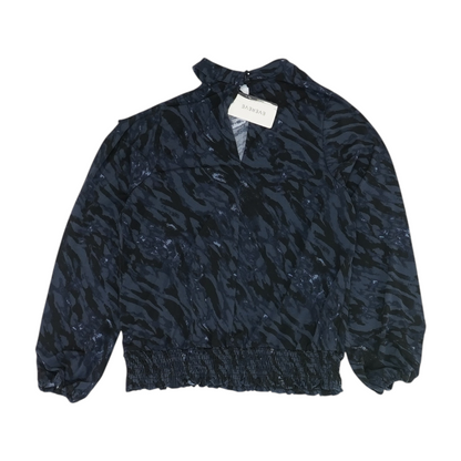 Black Abstract Blouse