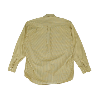 Yellow Striped Long Sleeve Button Down