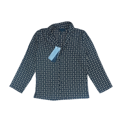 Black Abstract Blouse