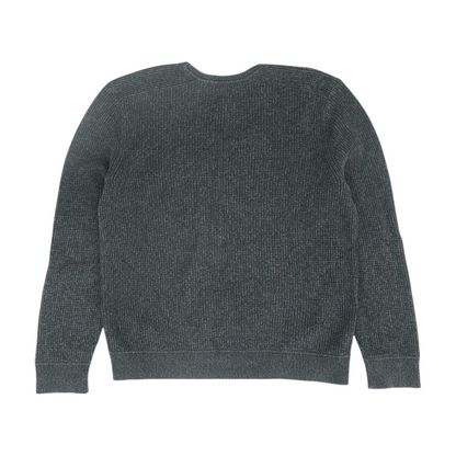 Gray Solid Pullover Sweater