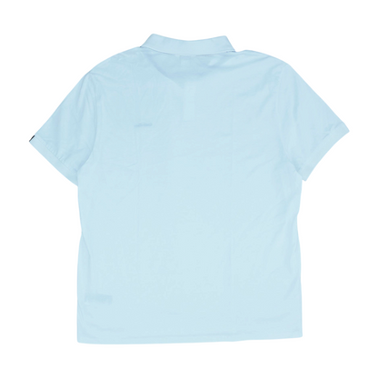 White Solid Short Sleeve Polo