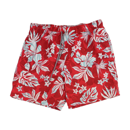 Red Tropical Swim Bottom