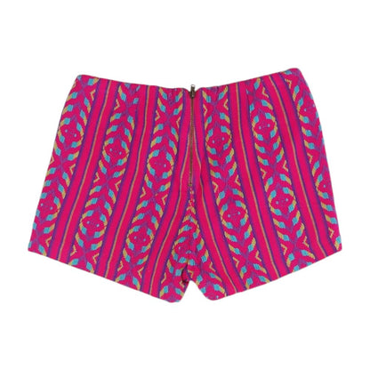 Pink Geometric Shorts