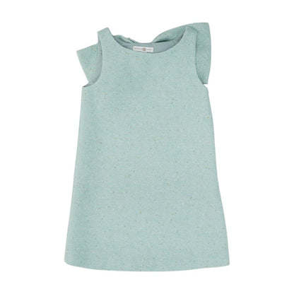 Blue Solid Dress