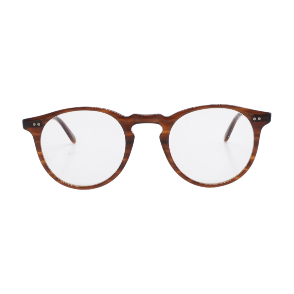 Brown Glencoe Round Prescription Eyewear