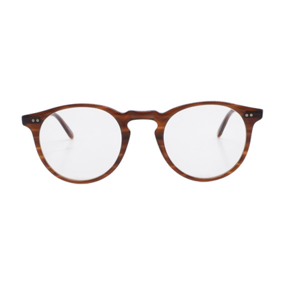 Brown Glencoe Round Prescription Eyewear