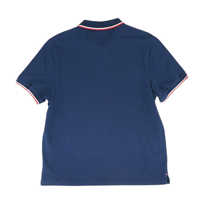 Navy Solid Short Sleeve Polo