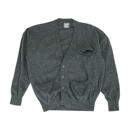 Gray Solid Pullover Sweater